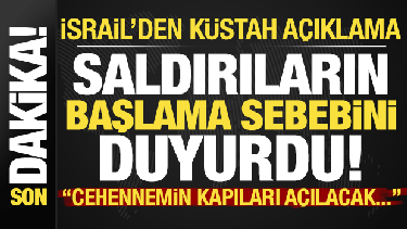 İsrail'den küstah açıklama! Savunma Bakanı Katz, saldırıların başlama sebebi olarak...