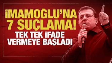 Savcılıktan Ekrem İmamoğlu'na 7 suçlama: Tek tek ifade vermeye başladı