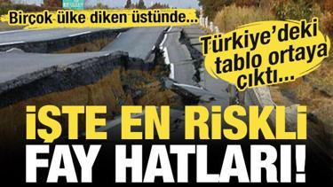 Deprem nedeniyle diken üstünde yaşıyorlar! İşte dünyanın en tehlikeli fay hatları...
