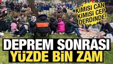 Fırsatı yine kaçırmadılar! Deprem sonrası yüzde bin zam!