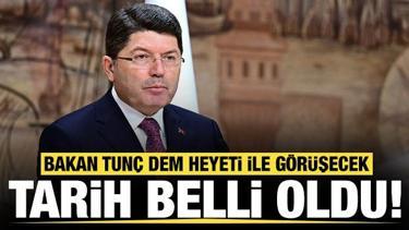 Son dakika: Dem Parti heyeti Bakan Tunç ile görüşecek! Tarih belli oldu!
