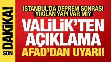 Son dakika haberi... İstanbul'da yıkılan yapı var mı? Valilik'ten açıklama geldi
