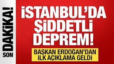 Son dakika: İstanbul'da büyük deprem