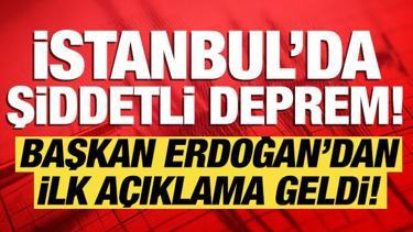 Son dakika: İstanbul'da büyük deprem