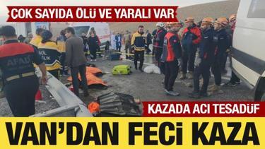 Son Dakika: Van'da feci kaza: 7 kişi öldü, 12 kişi yaralandı