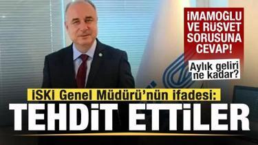 İSKİ Genel Müdürü Şafak Başa'nın ifadesi ortaya çıktı: Tehdit ettiler