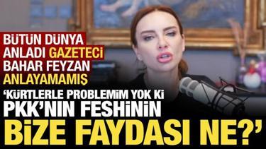 Bahar Feyzan'dan PKK'nın feshiyle ilgili tepki çeken yorum: Topluma ne faydası var?