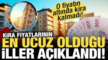 Kira fiyatlarının en ucuz olduğu iller açıklandı! İşte listenin tamamı...