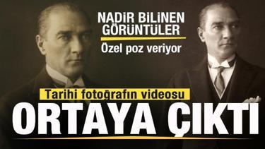 Tarihi Atatürk fotoğrafının videosu ortaya çıktı
