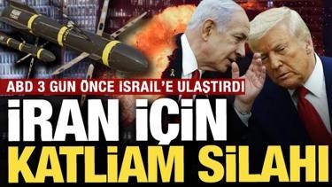 ABD desteği ile İran'a saldırdı! İsrail hükümetine Trump'tan füze teslimi