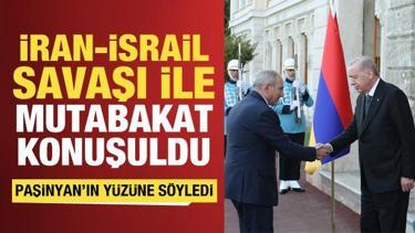 Cumhurbaşkanı Erdoğan, Paşinyan'ı kabul etti
