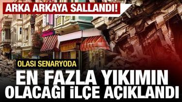 Arka arkaya sallandı! İşte olası Marmara depreminin zemin karnesi...
