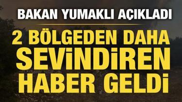 Bakan Yumaklı duyurdu: 2 bölgede daha yangın kontrol altına alındı