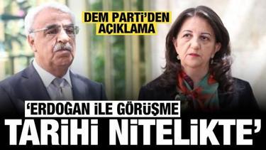 DEM Parti'den İmralı görüşmesi sonrası açıklama: Erdoğan ile görüşme tarihi nitelikte