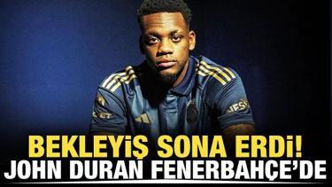 jhon Duran resmen Fenerbahçe'de!