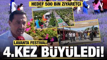 Lavanta Festivali 4.Kez Büyüledi! Hedef 500 bin ziyaretçi