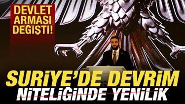 Suriye'de devrim niteliğinde yenilik! Devlet arması değişti