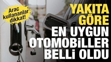 Yakıt yakımına göre en uygun otomobiller belli oldu...