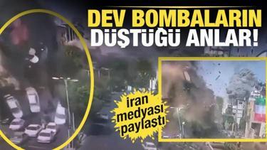 Yeni görüntüler! İsrail bombalarının Tahran'daki dehşet yıkımı kamerada