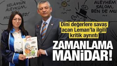 Zamanlama manidar! Özgür Özel ile Leman bir arada