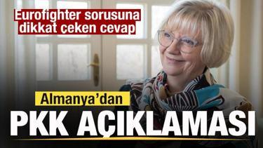 Almanya'dan PKK mesajı! Eurofighter savaş uçağı sorusuna dikkat çeken cevap
