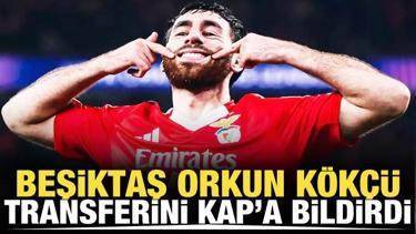 Beşiktaş Orkun Kökçü'yü resmen duyurdu! Forma numarası belli oldu