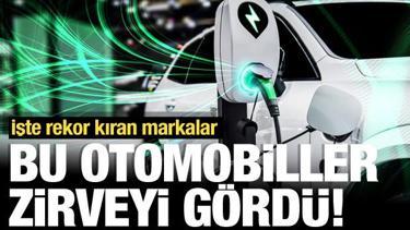 Bu otomobiller zirveyi gördü! İşte rekor kıran markalar...