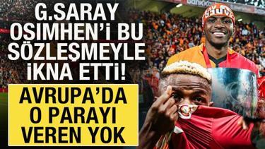  Galatasaray, Osimhen'i bu sözleşmeyle ikna etti! Avrupa'da o parayı veren yok