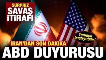İran'dan sürpriz savaş itirafı! Son dakika ABD duyurusu! Yeniden başlayabilir...