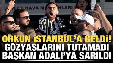 Orkun Kökçü, İstanbul'a geldi