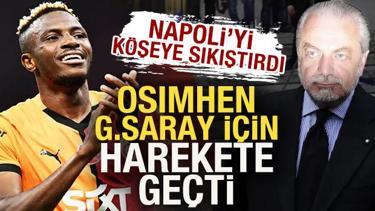Osimhen, Galatasaray için harekete geçti! Napoli köşeye sıkıştı