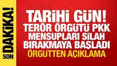 Son dakika haberi! Terör örgütü PKK silah bırakmaya başladı