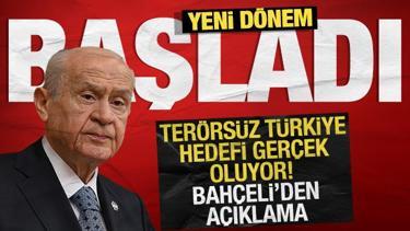 Terör örgütü silah bıraktı: Bahçeli'den ilk açıklama! Pervin Buldan ile görüştü!