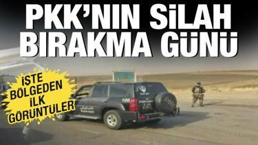 Terörsüz Türkiye'de ilk adım! PKK silah bırakıyor: İşte ilk görüntüler