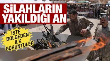 Terörsüz Türkiye'de ilk adım! PKK silah bırakıyor: İşte ilk görüntüler