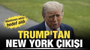 Trump'tan New York çıkışı! Müslüman adayı yerden yere vurdu