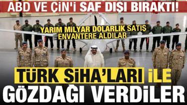 ABD ve Çin'i saf dışı bıraktı! Bayraktar TB2 SİHA'larla gözdağı verdiler...