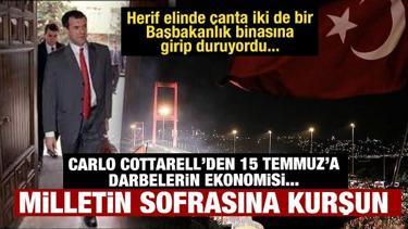 Carlo Cottarelli'den 15 Temmuz'a darbelerin ekonomisi