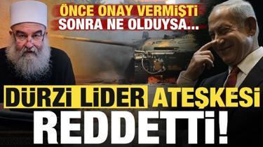 Dürzi lider el-Hicri ateşkesi reddetti!