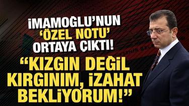 İmamoğlu’ndan Adem Soytekin’e özel not: ‘Neden yaptın, izahat bekliyorum’