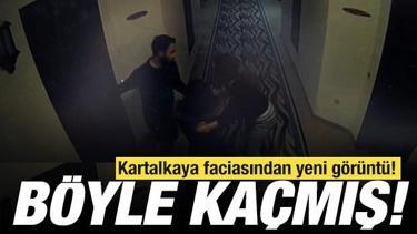 Kartalkaya faciasından yeni görüntü! Emir Aras, ailesiyle birlikte böyle kaçmış