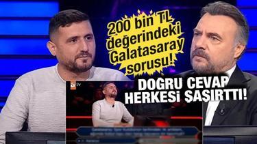 Doğru cevap herkesi şaşırttı: 200 bin TL değerindeki Galatasaray sorusu!
