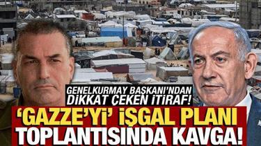 İsrail'in 'İşgal' planı toplantısında kavga! Birbirlerine girdiler