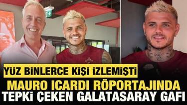 Yüz binlerce kişi izlemişti! Icardi röportajında Galatasaray'la ilgili tepki çeken gaf
