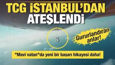 HİSAR-D RF Hava Savunma Füzesi TCG İSTANBUL’dan ateşlendi
