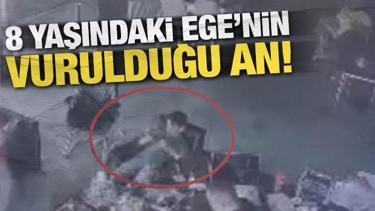İşte 8 yaşındaki Ege’nin ağır yaralandığı oto galeriye silahlı saldırı anı 