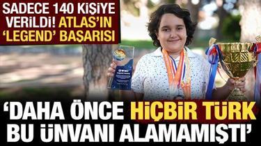 Sadece 140 kişiye verildi! Daha önce hiçbir Türk bu ünvanı alamamıştı