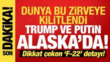 Zirveye dakikalar kaldı! Trump ve Putin Alaska'ya indi: Görüşme öncesi 'ateşkes' mesajı!