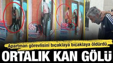 İşte Kayseri’deki bina görevlisi cinayetinin görüntüleri 