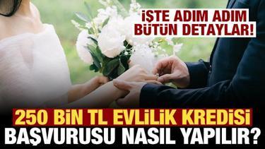 250 Bin TL'lik evlilik kredisi başvurusu nasıl yapılır? İşte adım adım bütün detaylar...